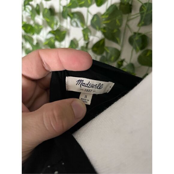 Black Heart Silk Madewell Blouse - Picture 4 of 7